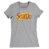Seattle Seinfeld Women's T-Shirt-Heather Grey-Allegiant Goods Co. Vintage Sports Apparel