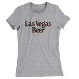 Las Vegas Beer Women's T-Shirt-Heather Grey-Allegiant Goods Co. Vintage Sports Apparel