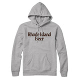 Rhode Island Beer Hoodie-Allegiant Goods Co. Vintage Sports Apparel