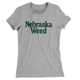 Nebraska Weed Women's T-Shirt-Allegiant Goods Co. Vintage Sports Apparel