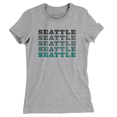 Seattle Repeat Women's T-Shirt-Allegiant Goods Co. Vintage Sports Apparel