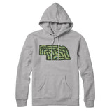 Nebraska Golf Course Hoodie-Heather Grey-Allegiant Goods Co. Vintage Sports Apparel