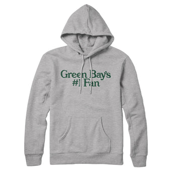 Green Bay's Number 1 Fan Hoodie-Allegiant Goods Co. Vintage Sports Apparel