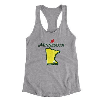 Minnesota Golf Women's Racerback Tank-Allegiant Goods Co. Vintage Sports Apparel