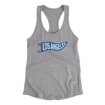 Los Angeles Pennant Women's Racerback Tank-Allegiant Goods Co. Vintage Sports Apparel