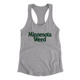 Minnesota Weed Women's Racerback Tank-Allegiant Goods Co. Vintage Sports Apparel