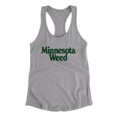 Minnesota Weed Women's Racerback Tank-Allegiant Goods Co. Vintage Sports Apparel