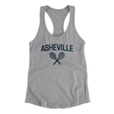 Asheville Tennis Women's Racerback Tank-Heather Grey-Allegiant Goods Co. Vintage Sports Apparel