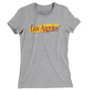 Los Angeles Seinfeld Women's T-Shirt-Heather Grey-Allegiant Goods Co. Vintage Sports Apparel