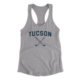 Tucson Golf Women's Racerback Tank-Heather Grey-Allegiant Goods Co. Vintage Sports Apparel