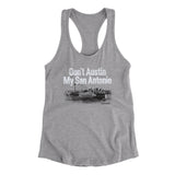 Don't Austin My San Antonio Women's Racerback Tank-Allegiant Goods Co. Vintage Sports Apparel