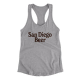 San Diego Beer Women's Racerback Tank-Allegiant Goods Co. Vintage Sports Apparel