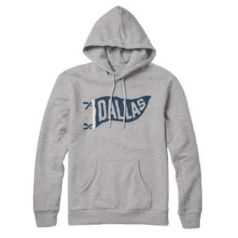 Dallas Pennant Hoodie-Allegiant Goods Co. Vintage Sports Apparel