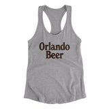 Orlando Beer Women's Racerback Tank-Heather Grey-Allegiant Goods Co. Vintage Sports Apparel