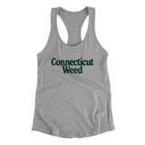 Connecticut Weed Women's Racerback Tank-Allegiant Goods Co. Vintage Sports Apparel