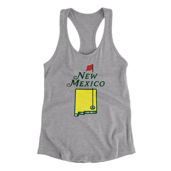 New Mexico Golf Women's Racerback Tank-Allegiant Goods Co. Vintage Sports Apparel