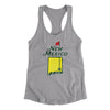 New Mexico Golf Women's Racerback Tank-Heather Grey-Allegiant Goods Co. Vintage Sports Apparel