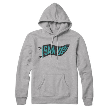 San Jose Pennant Hoodie-Allegiant Goods Co. Vintage Sports Apparel