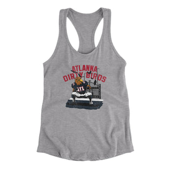 Atlanna Dirty Birds Women's Racerback Tank-Allegiant Goods Co. Vintage Sports Apparel