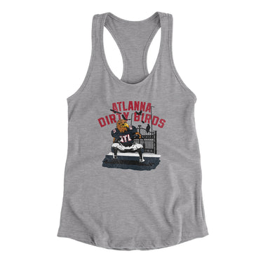 Atlanna Dirty Birds Women's Racerback Tank-Allegiant Goods Co. Vintage Sports Apparel