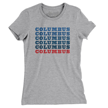 Columbus Repeat Women's T-Shirt-Allegiant Goods Co. Vintage Sports Apparel