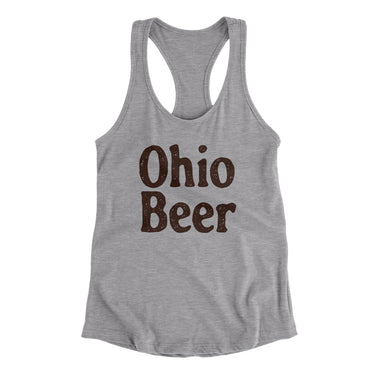 Ohio Beer Women's Racerback Tank-Allegiant Goods Co. Vintage Sports Apparel