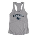 Knoxville Pickleball Women's Racerback Tank-Heather Grey-Allegiant Goods Co. Vintage Sports Apparel