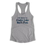 I've Been To Crater Lake National Park Women's Racerback Tank-Allegiant Goods Co. Vintage Sports Apparel