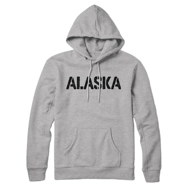 Alaska Military Stencil Hoodie-Allegiant Goods Co. Vintage Sports Apparel