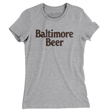 Baltimore Beer Women's T-Shirt-Allegiant Goods Co. Vintage Sports Apparel