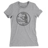 Hawaii State Quarter Women's T-Shirt-Heather Grey-Allegiant Goods Co. Vintage Sports Apparel