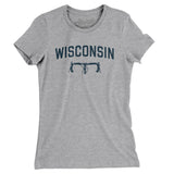 Wisconsin Cycling in Heather Grey Color
