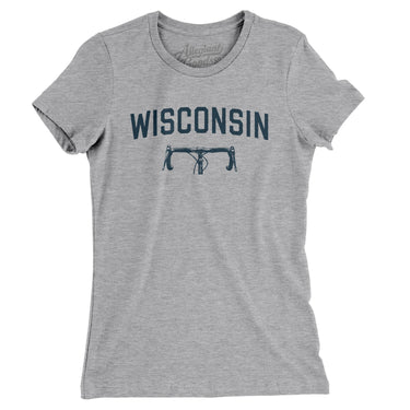 Wisconsin Cycling in Heather Grey Color