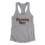 Wyoming Beer Women's Racerback Tank-Allegiant Goods Co. Vintage Sports Apparel