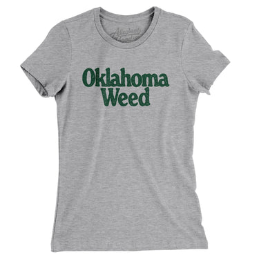 Oklahoma Weed Women's T-Shirt-Allegiant Goods Co. Vintage Sports Apparel