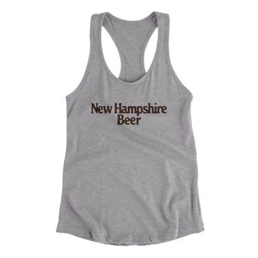 New Hampshire Beer Women's Racerback Tank-Allegiant Goods Co. Vintage Sports Apparel
