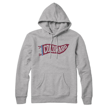 Colorado Pennant Hoodie-Allegiant Goods Co. Vintage Sports Apparel