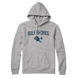 Gulf Shores Pickleball Hoodie-Heather Grey-Allegiant Goods Co. Vintage Sports Apparel