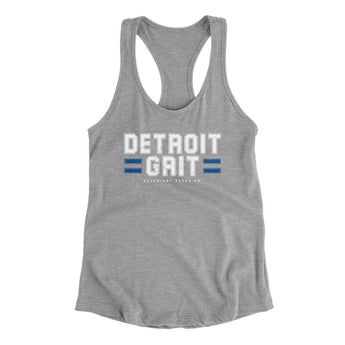Detroit Grit Women's Racerback Tank-Allegiant Goods Co. Vintage Sports Apparel