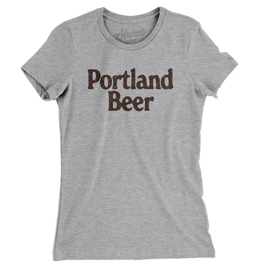Portland Beer Women's T-Shirt-Allegiant Goods Co. Vintage Sports Apparel