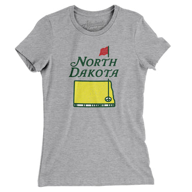 North Dakota Golf Women's T-Shirt-Allegiant Goods Co. Vintage Sports Apparel