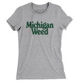 Michigan Weed Women's T-Shirt-Allegiant Goods Co. Vintage Sports Apparel