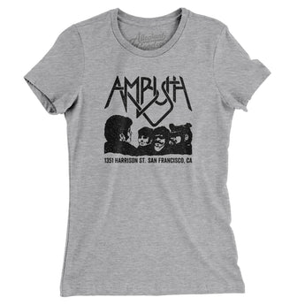 Ambush San Francisco Women's T-Shirt-Heather Grey-Allegiant Goods Co. Vintage Sports Apparel