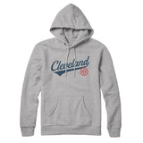 Cleveland Vintage Script Hoodie-Allegiant Goods Co. Vintage Sports Apparel