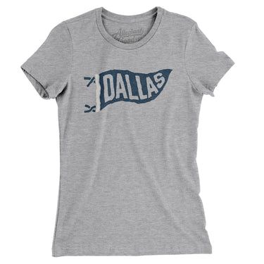 Dallas Pennant Women's T-Shirt-Allegiant Goods Co. Vintage Sports Apparel