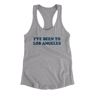 I've Been To Los Angeles Women's Racerback Tank-Allegiant Goods Co. Vintage Sports Apparel