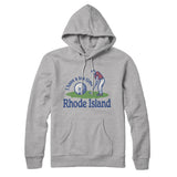 I Have A Tee Time In Rhode Island Hoodie-Heather Grey-Allegiant Goods Co. Vintage Sports Apparel