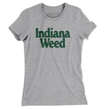 Indiana Weed Women's T-Shirt-Heather Grey-Allegiant Goods Co. Vintage Sports Apparel