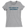 I've Been To Columbus Women's T-Shirt-Heather Grey-Allegiant Goods Co. Vintage Sports Apparel