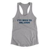 I've Been To Orlando Women's Racerback Tank-Allegiant Goods Co. Vintage Sports Apparel